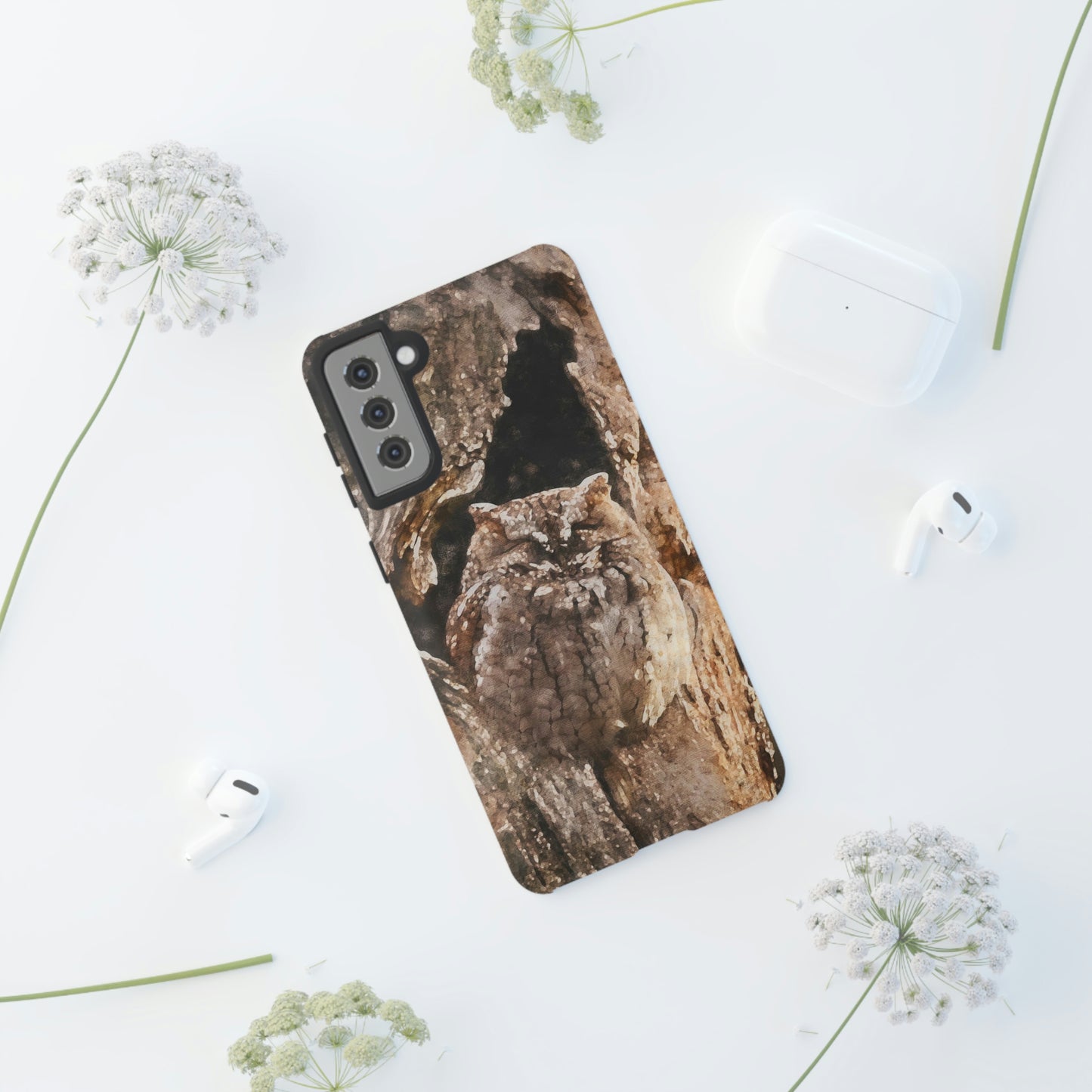 Sleepy Screechy Tough Case for iPhone and Android devices