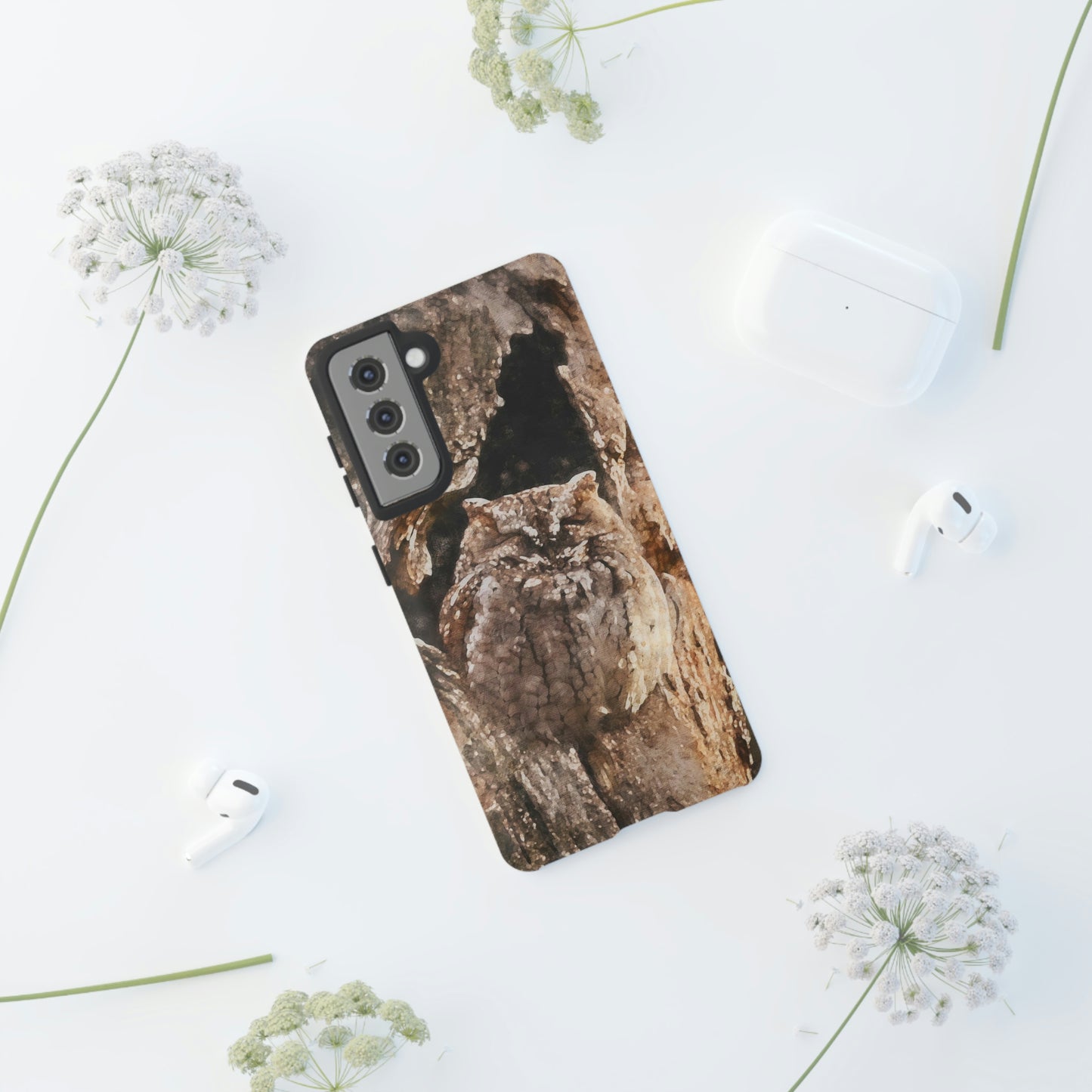 Sleepy Screechy Tough Case for iPhone and Android devices