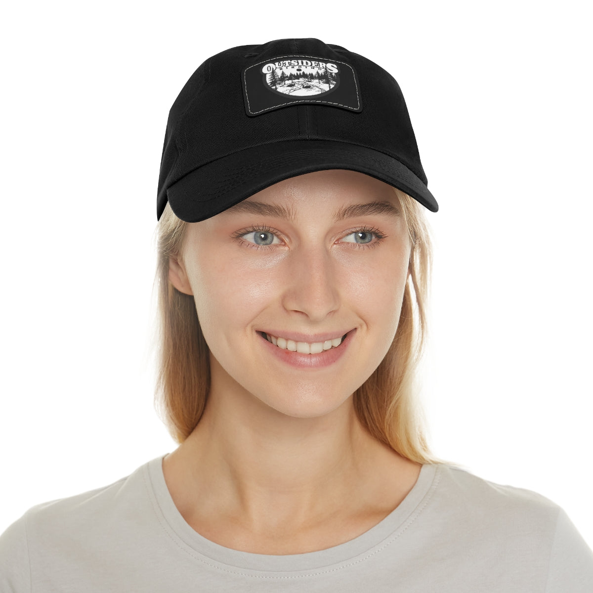 Outsiders Birding Dad Hat with Leather Patch