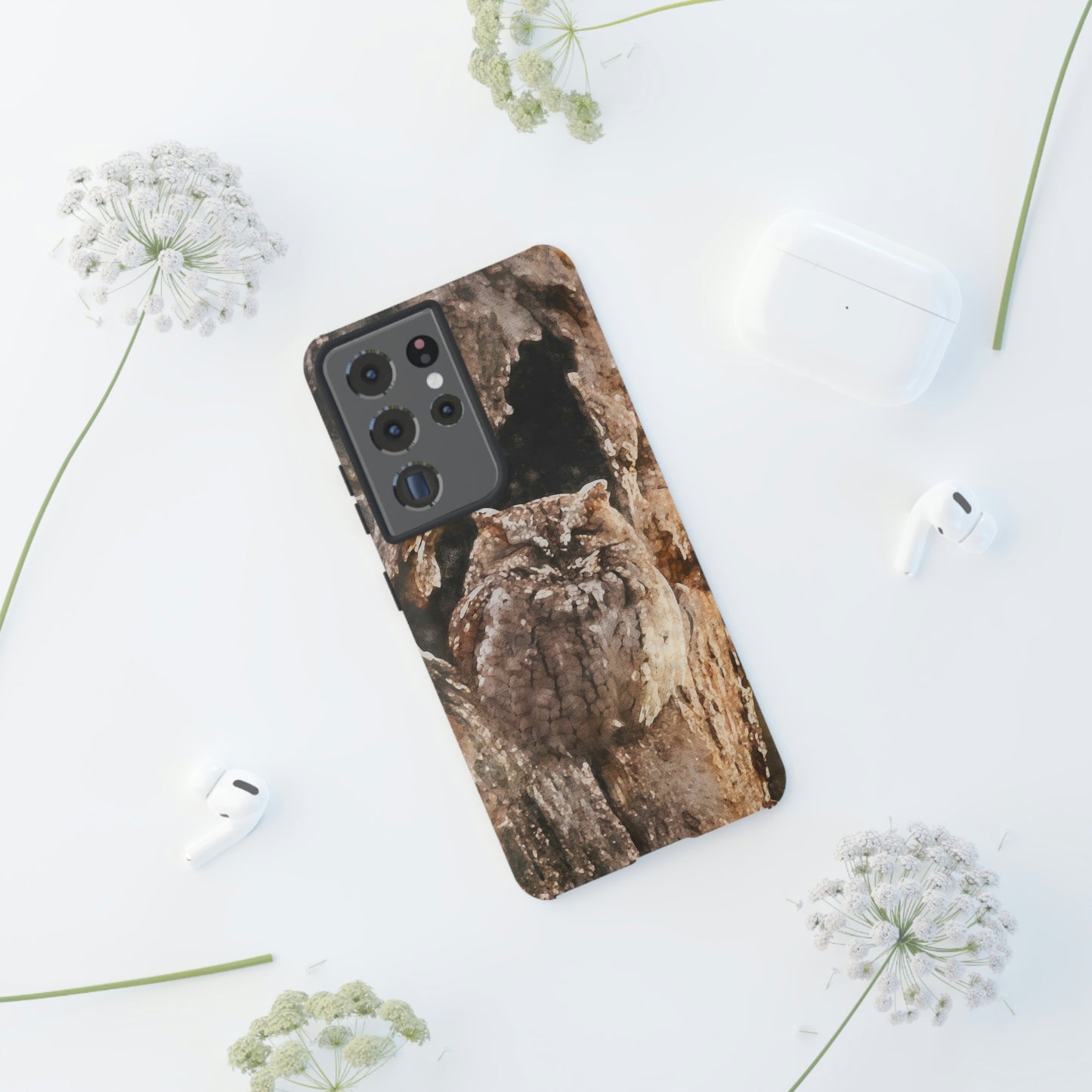 Sleepy Screechy Tough Case for iPhone and Android devices