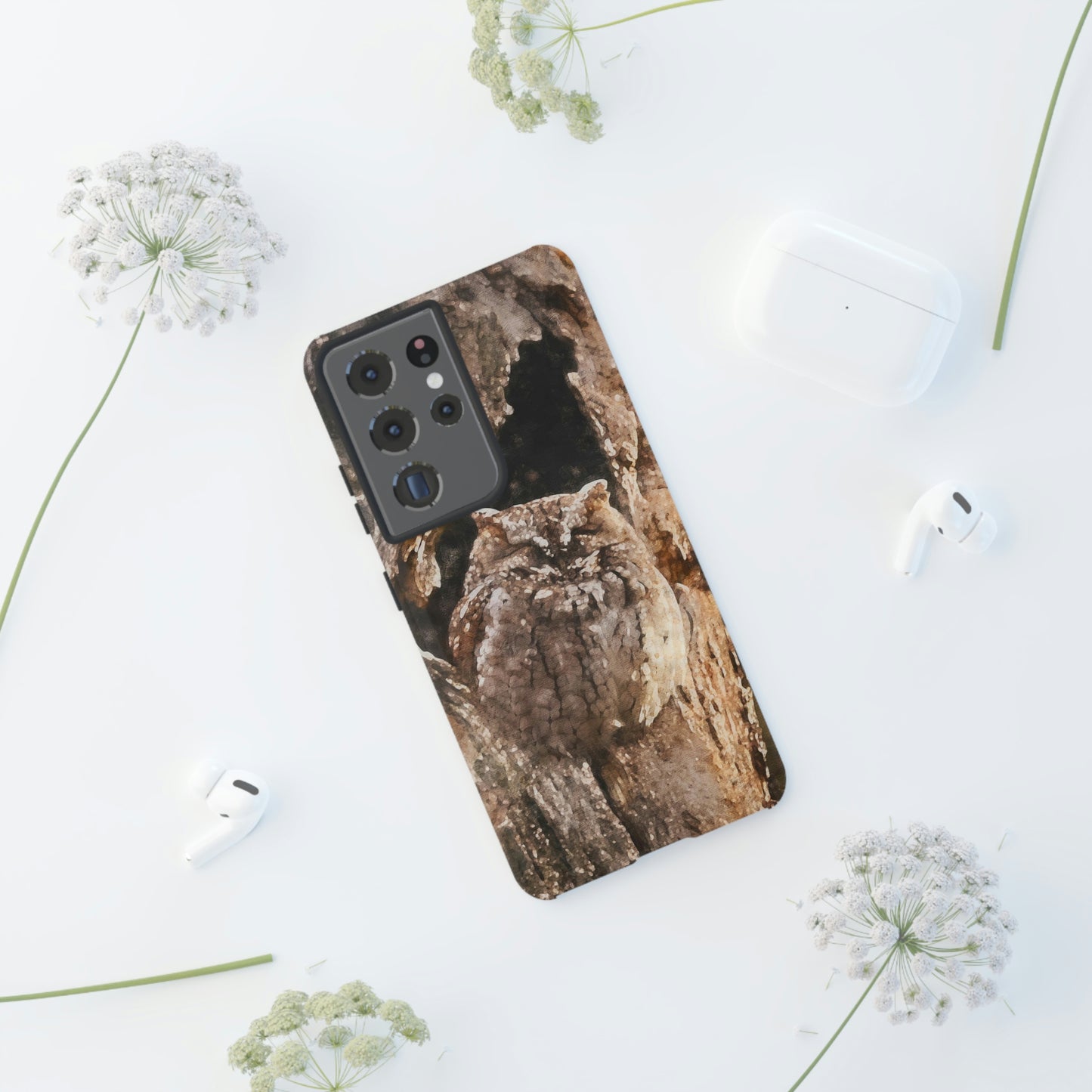 Sleepy Screechy Tough Case for iPhone and Android devices